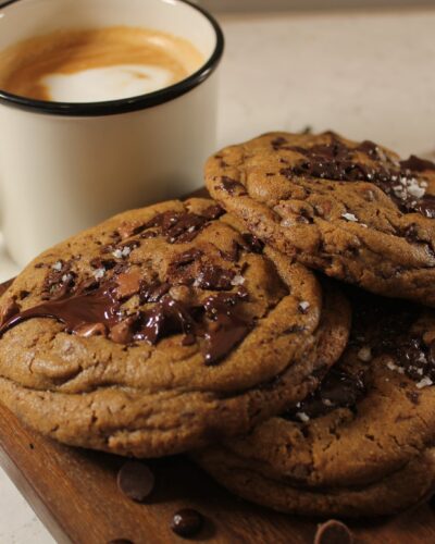 Espresso Chocolate Chunk Cookie with Sea Salt