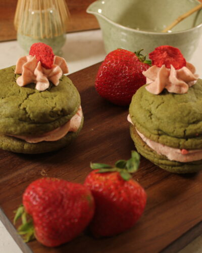 Strawberry Matcha Crème Bliss Sandwich