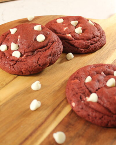 Red Velvet White Chocolate Cookie