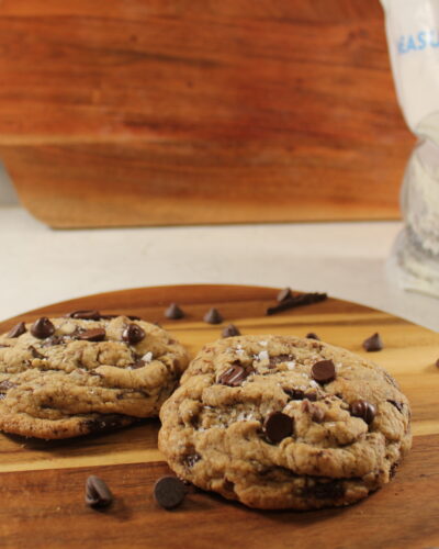Gluten-Free Brown Butter Triple Chocolate Chunk Cookie