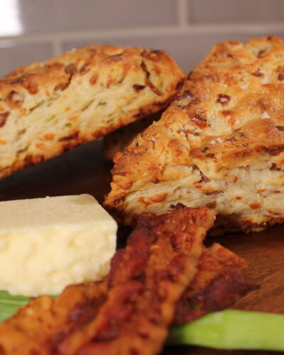Savory Bacon White Cheddar Chive Scone