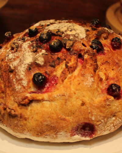 Cranberry Orange Walnut Artisan Loaf