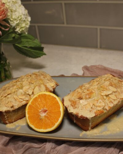 Orange Cardamom Almond Loaf