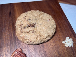 Gluten Free Pecan Pie Stuffed Oatmeal Cookie