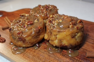 Pecan Sticky Bun Cinnamon Roll